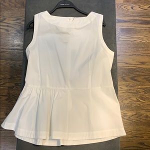 MARNI ✨NWT* Crisp white/peplum top